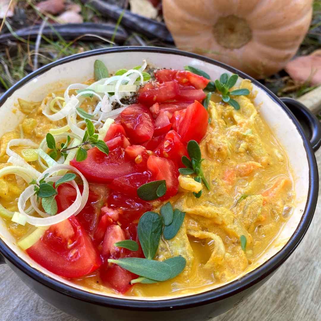 Raw Pumpkin Soup