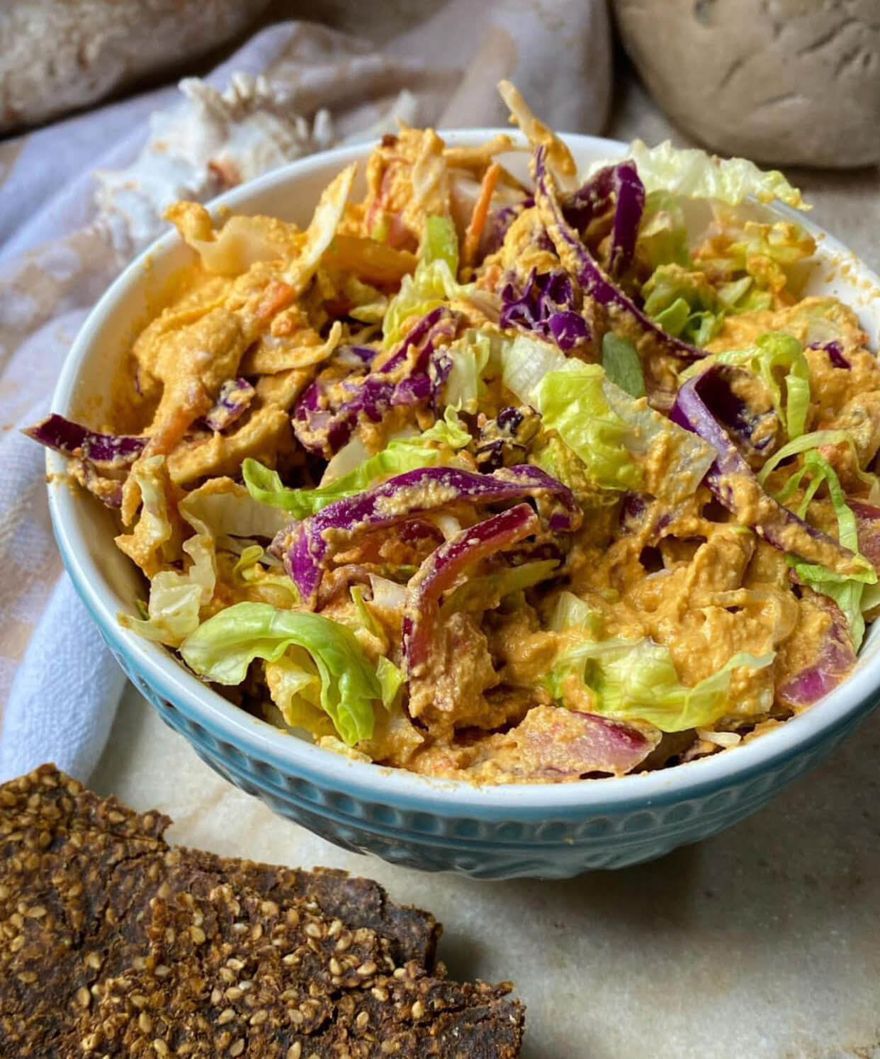 Sweet Tahini Coleslaw